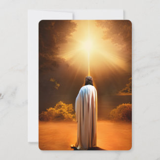 Cartão De Agradecimento Jesus prece em Gethsemane