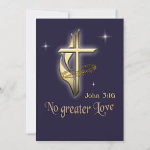 Cartão De Agradecimento João 3:16