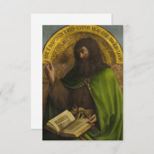 Cartão De Agradecimento João Batista, O Altarpeça Gand de van Eyck