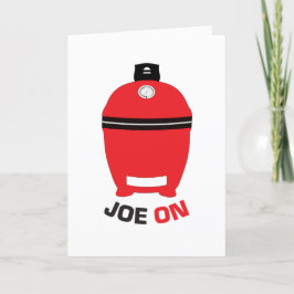 Cartão De Agradecimento Joe On Red Kamado Birthday Card Vazio