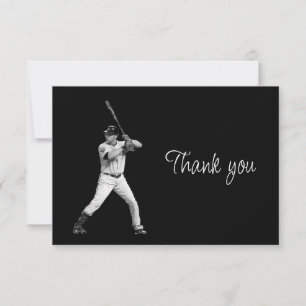 Cartão De Agradecimento Jogo de beisebol Obrigado