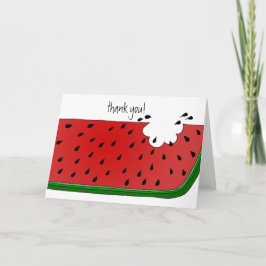 Cartão De Agradecimento Juicy Watermelon