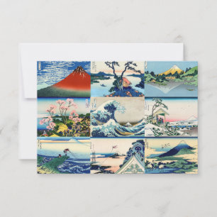 Cartão De Agradecimento Katsushika Hokusai - 36 visualizações da seleç