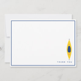 Cartão De Agradecimento Kayak