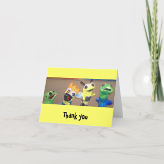 Cartão De Agradecimento Kids Thank You notecard