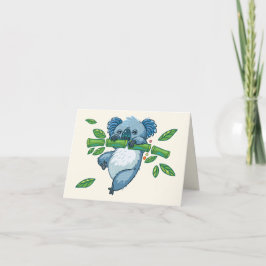Cartão De Agradecimento Koala Cuties Notecard