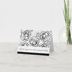 Cartão De Agradecimento Kondolenzkarte Danke