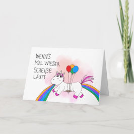 Cartão De Agradecimento Kotzendes Einhorn