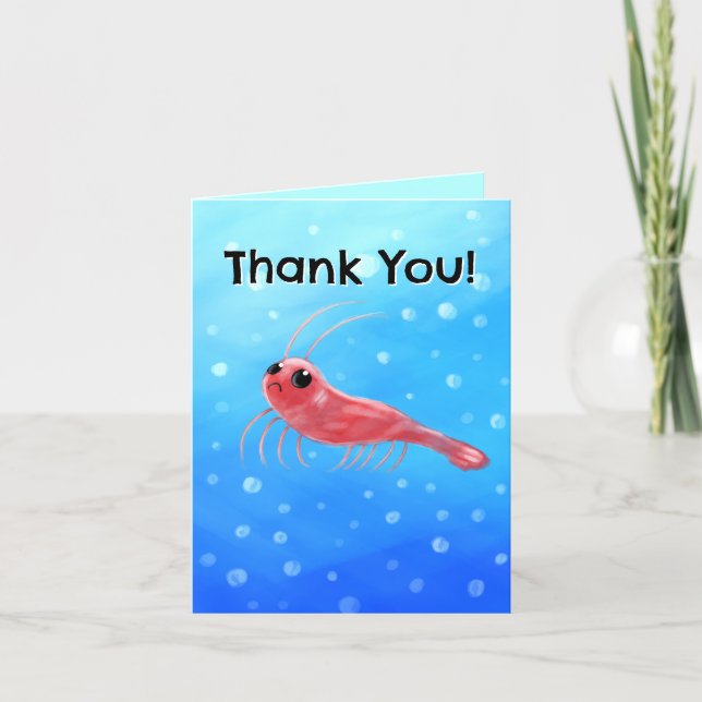 Cartão de Agradecimento (krill) (Frente)