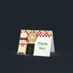 Cartão De Agradecimento KRW Pizza Party Thank You Boy<br><div class="desc">KRW Pizza Party Thank You Boy</div>
