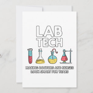 Cartão De Agradecimento Laboratório de Tecnologia de Laboratório