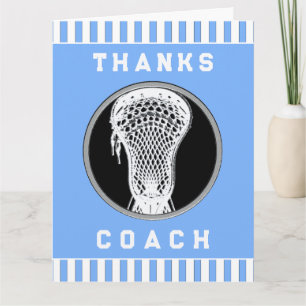 Cartão De Agradecimento Lacrosse Coach