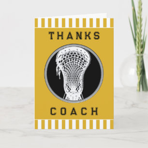 Cartão De Agradecimento Lacrosse Coach