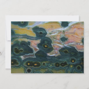 Cartão De Agradecimento Laje de Ocean Jasper