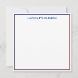 Cartão De Agradecimento Laranja e Praça Elegante Azul Flat