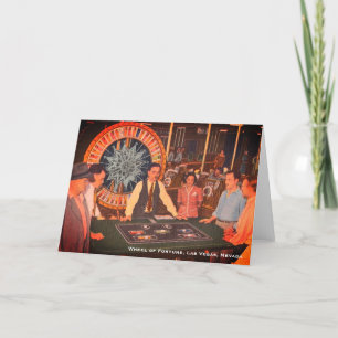 Cartão De Agradecimento Las Vegas, Nevada Vintage Casino Scene (Velha Vega