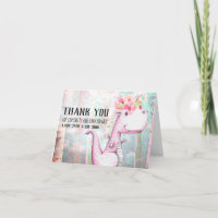 *~* Lavender Dragon Baby Girl Shower Thank You