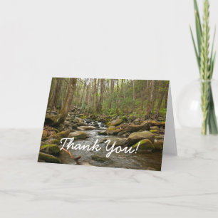 Cartão De Agradecimento LeConte Creek em Great Smoky Mountains