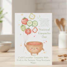 legumes engraçados Dia Nacional do Gazpacho