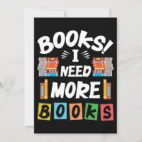 Leitor de Livros de Presente Eu Preciso De Mais Li