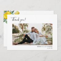 Lemons Wedding Obrigado foto