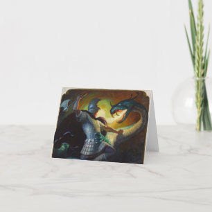 Cartão De Agradecimento Lendas de Carlos por Newell Convers Wyeth