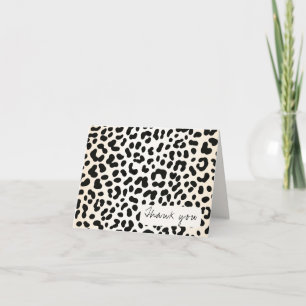 Cartão De Agradecimento Leopardo Selvagem Guepardo 