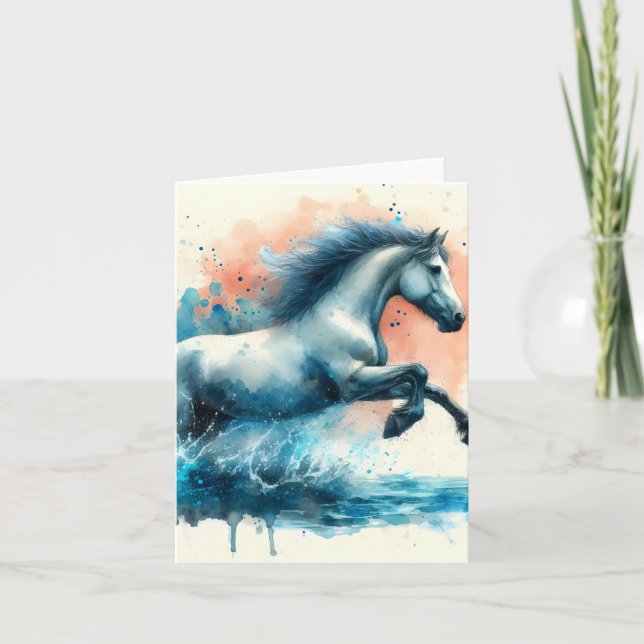 Cartão De Agradecimento L'Équilibre des Vagues, carte pour tous (Frente)