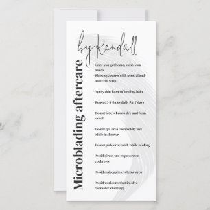 Cartão De Agradecimento Letra Branca Simples De Sobremesa