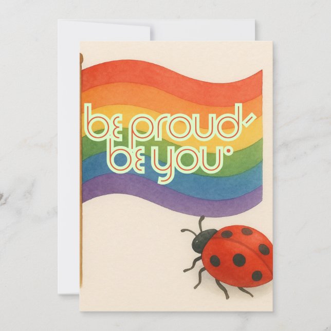 Cartão De Agradecimento LGBTQ e Orgulho de Expressão Negrito (Frente)