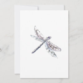 Cartão De Agradecimento libélula única