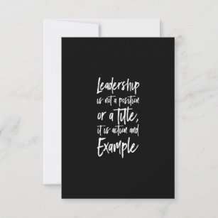 Cartão De Agradecimento liderança é exemplo
