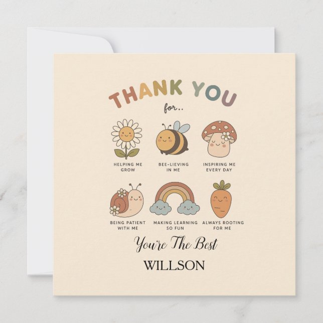 Cartão De Agradecimento  life with this Printable Teacher Appreciation  (Frente)