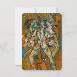 Cartão De Agradecimento Ligúria, pontos infinitos por trás de Francis Pica