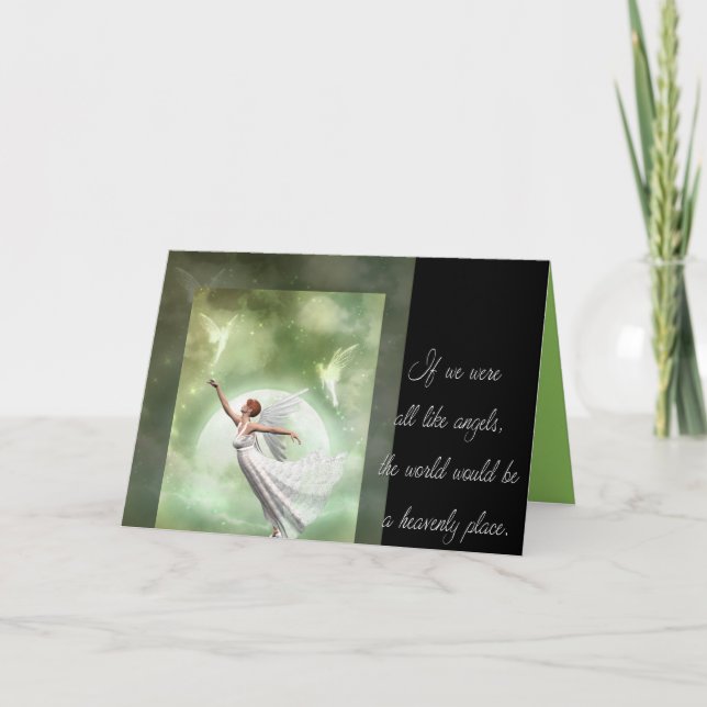 Cartão De Agradecimento Like Angels (Frente)