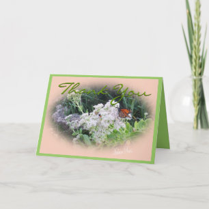 Cartão De Agradecimento Lil Butterfly-customize any occasion