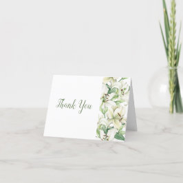 Cartão De Agradecimento LILY Blossom Elegance Wedding