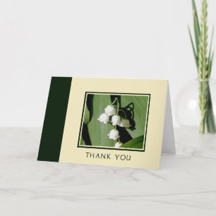 Cartão De Agradecimento Lily of the Valley Thank You