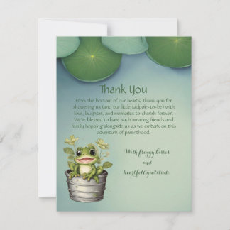 Cartão De Agradecimento Lily Pads da Vida