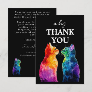Cartão De Agradecimento Lindo 🌈 Perfeitamente Seu: Perfeitamente