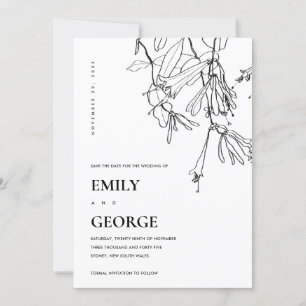 CARTÃO DE AGRADECIMENTO LINHA BRANCA PRETA DESENHANDO FLORAL SALVE A PLACA