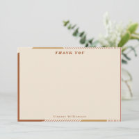 Linhas Geométricas Modernas Terracotta Personaliza