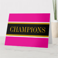 Listras de corrida CHAMPIONS Rosa Preto Branco
