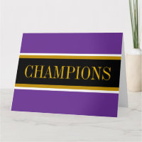 Listras de corrida Royal Purple Preto Branco CHAMP