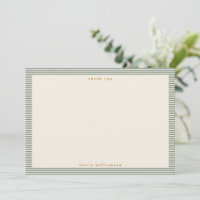 Listras Verde Oliva Vintage Nome Personalizado