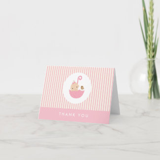Cartão De Agradecimento {little baby} baby shower thank you card