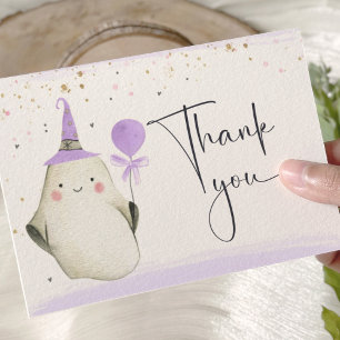 Cartão De Agradecimento Little Boo está quase no Chá de fraldas