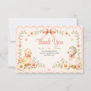 Cartão de Agradecimento Little Duckling Dreams