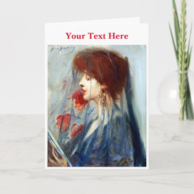 Cartão De Agradecimento Livro de Sonhos de Alice Pike Barney (Frente)