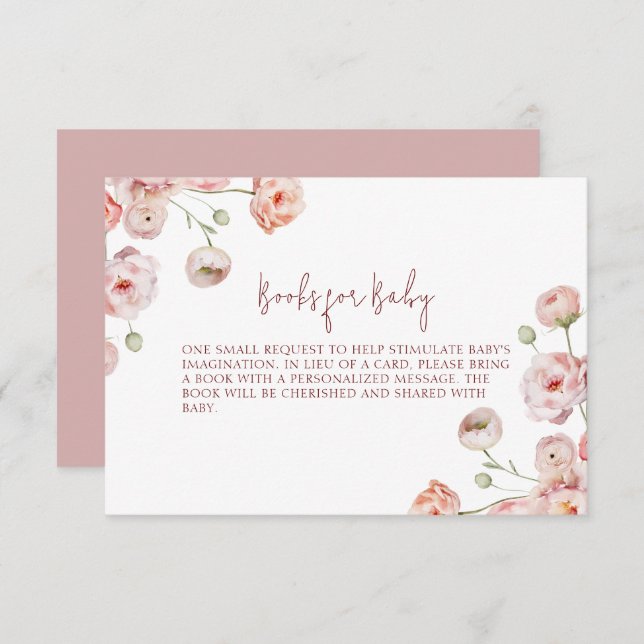 Cartão De Agradecimento Livros de Pastel lindos para o bebê (Frente/Verso)